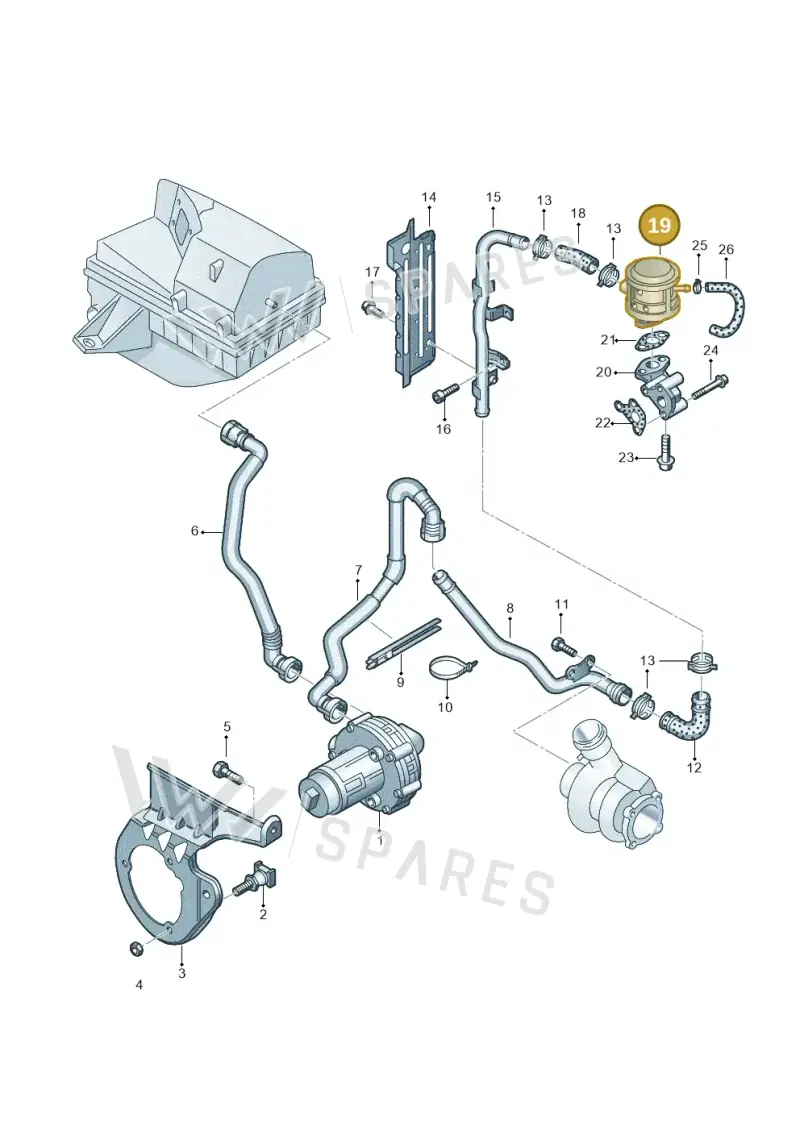 079131101AR — Audi A4/S4 Cabrio./qu. 07> (2006-) diagram 249131100, position 19