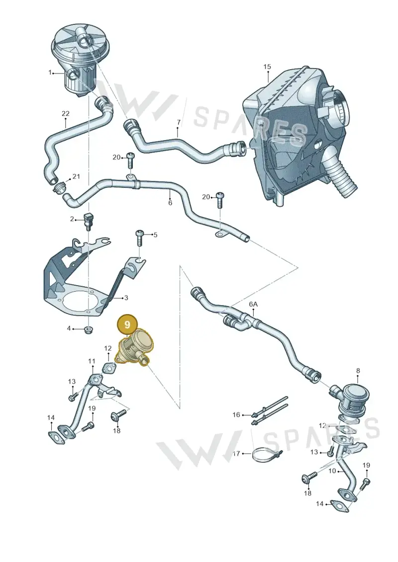 079131102D — Audi A5/S5 Coupe       08> (2007-) diagram 603131150, position 9