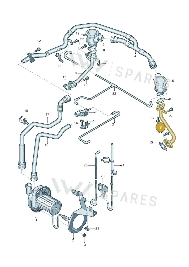 079131166D — Audi RS4 Cabrio qu.    08> (2007-) diagram 473131250, position 7