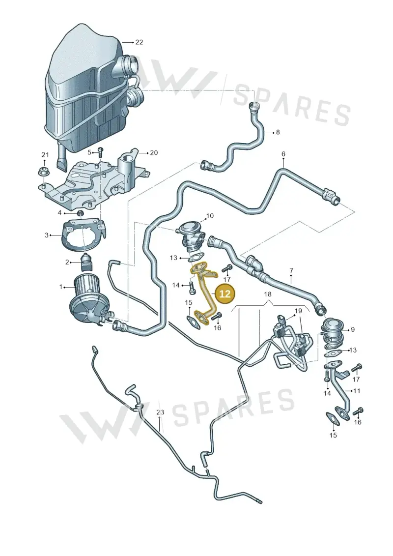 079131166M — Audi A8/S8/qu. lang    08> (2007-) diagram 635131200, position 12