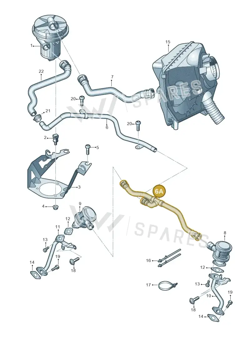 079131605AQ — Audi A5/S5 Coupe       08> (2007-) diagram 603131150, position 6A