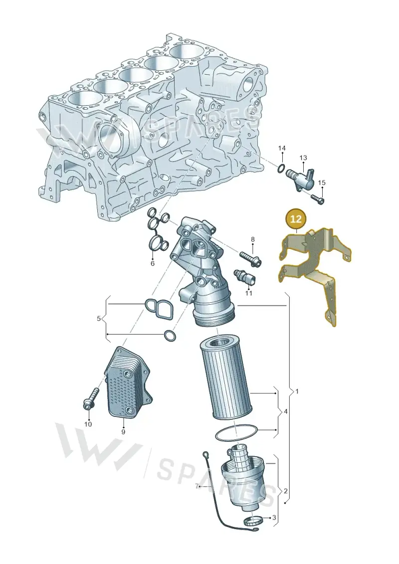 07K133239G — Audi RSQ3 Sportback (2019-2024) diagram 898115200, position 12