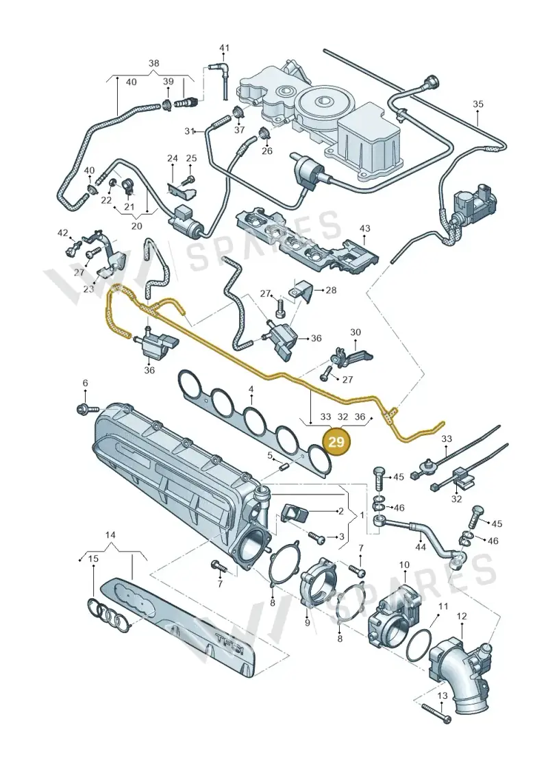 07K133773K — Audi RSQ3 Sportback (2019-2024) diagram 898133320, position 29