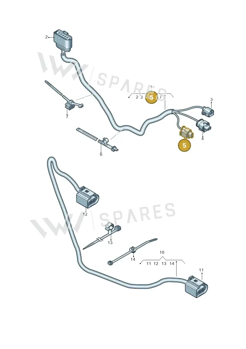 07P973702A — Audi RS Q8 Quattro (2019-) diagram 838000140, position 5