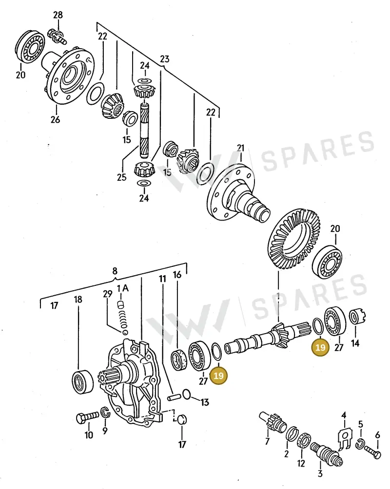 082519141AS — Audi 80/90 (1989-1991) diagram 071052000, position 19