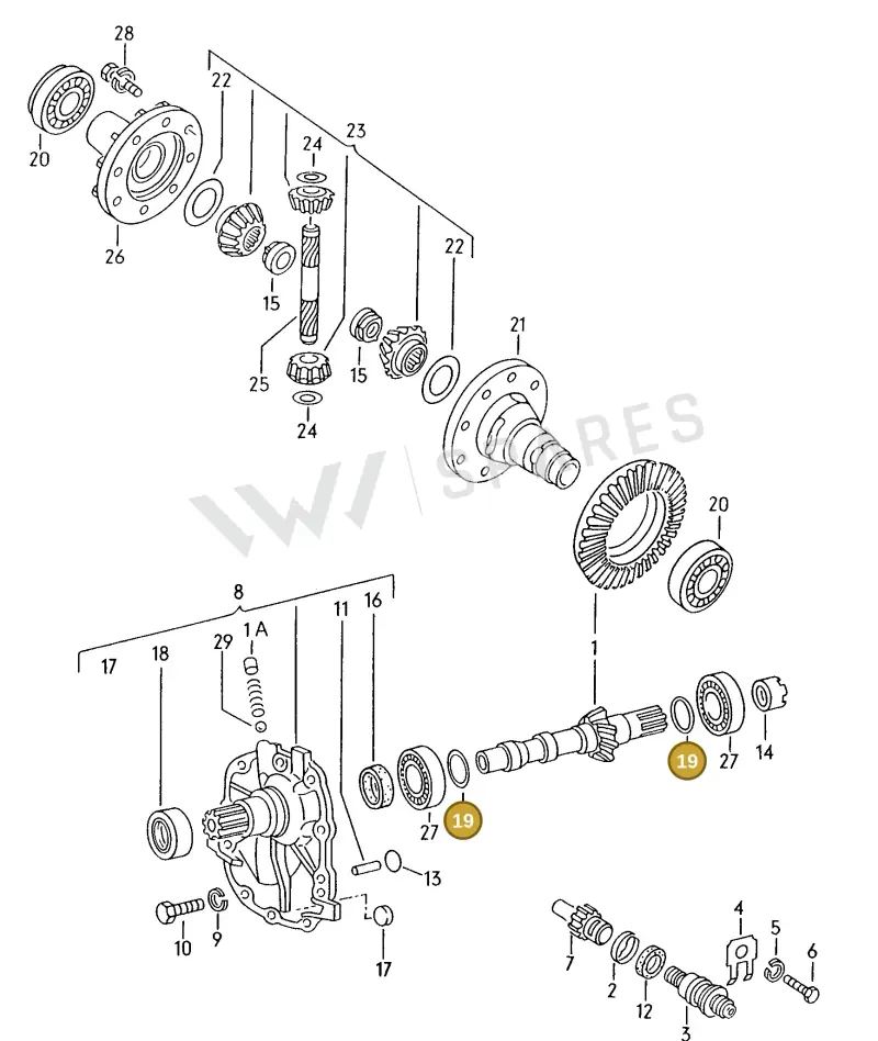 082519141BM — Audi COUPE/3 (1988-1994) diagram 142409300, position 19
