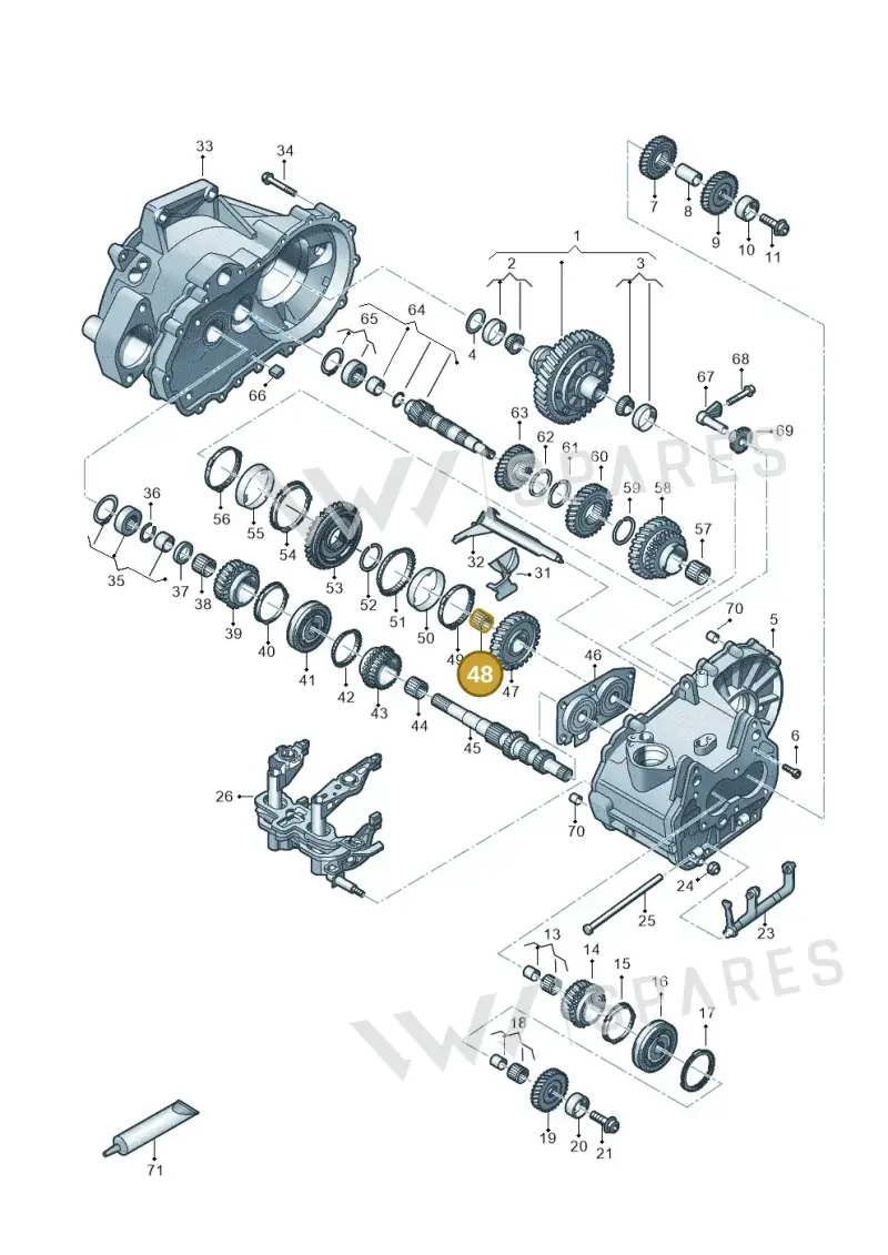085311115 — Audi A3 Sportback (2019-2021) diagram 827310030, position 48