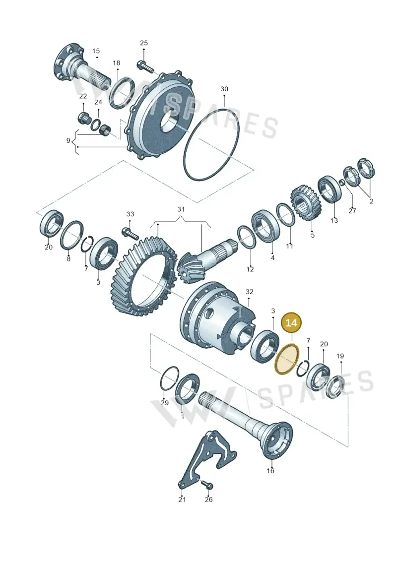 086525271B — Audi R8 qu. 5.2 (2012-2015) diagram 618409400, position 14