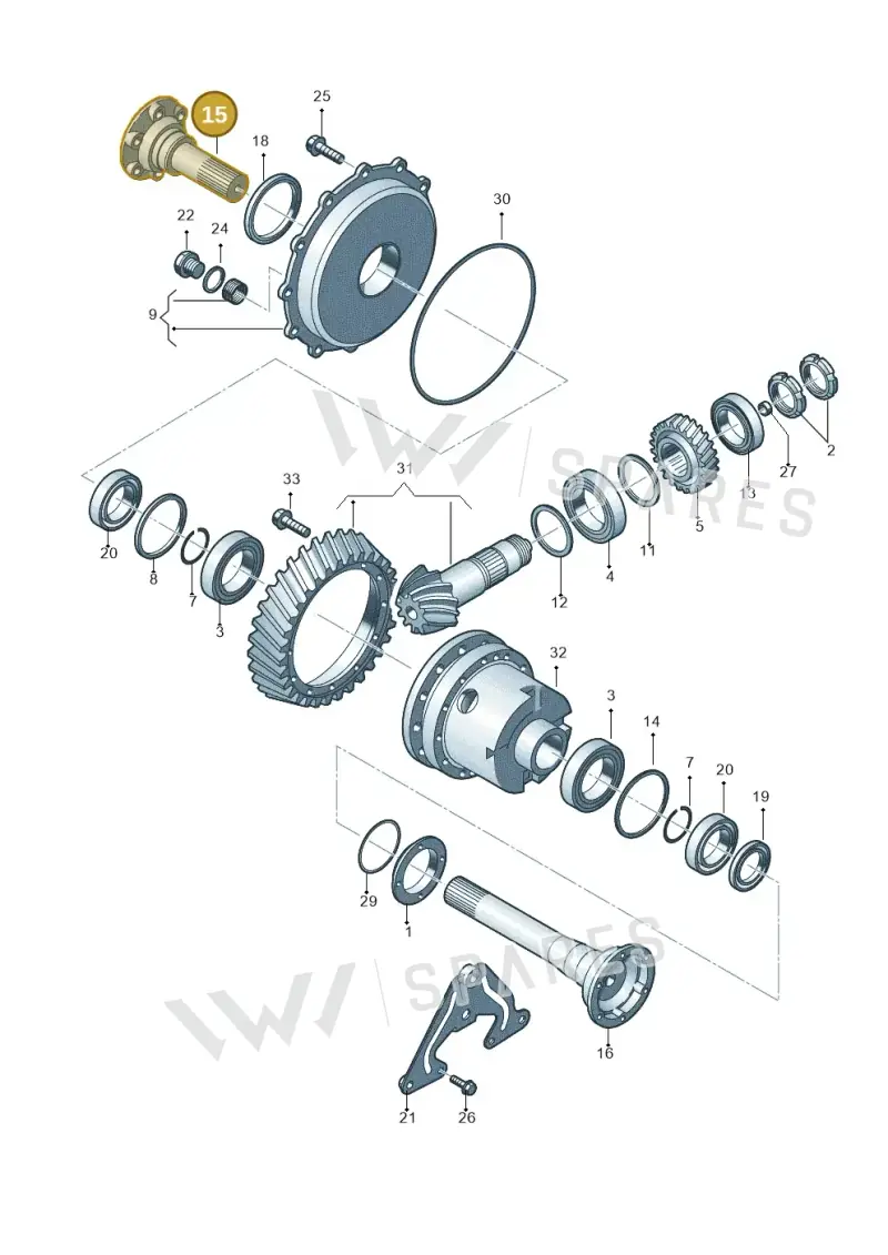 086525356D — Audi R8 qu. 5.2 (2012-2015) diagram 618409400, position 15