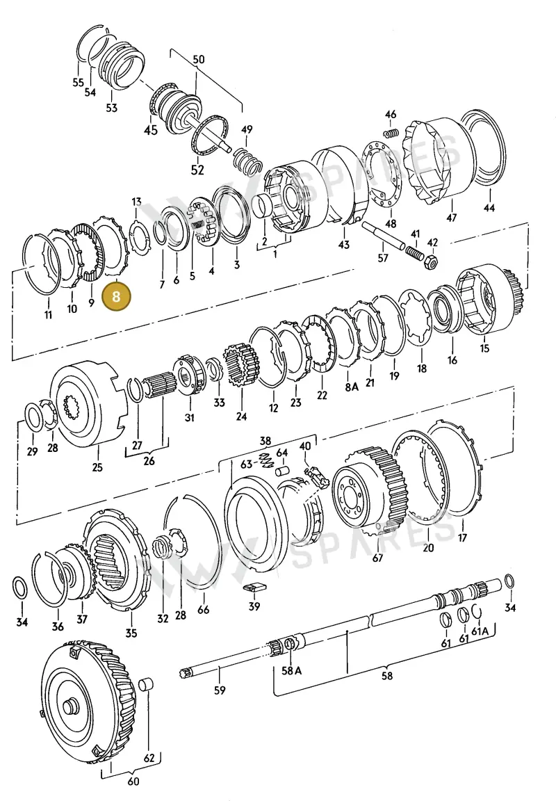 087323139 — Audi COUPE/2           88 (1987-1987) diagram 072052100, position 8