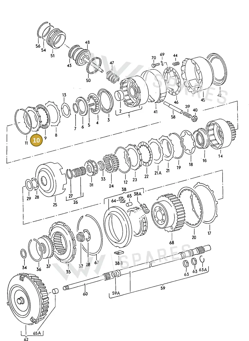087323153 — Audi 80/90 (1989-1991) diagram 071047100, position 10