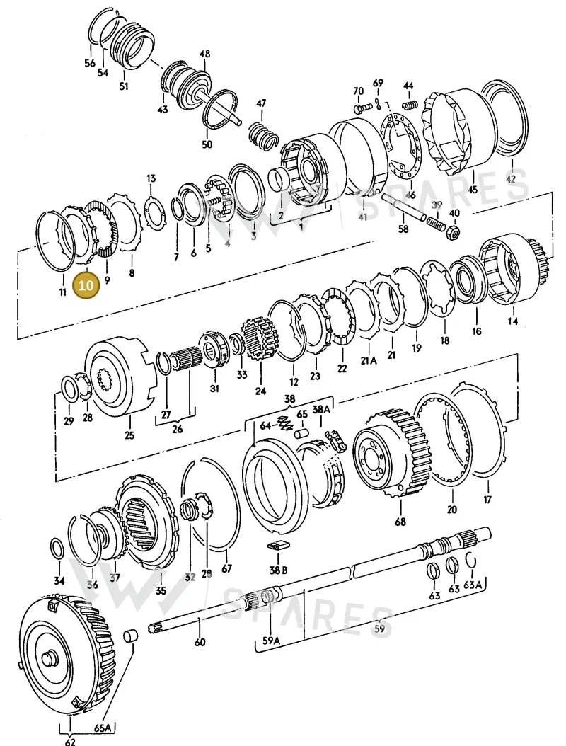 087323153 — Audi 200 Turbo (1988-1990) diagram 087063000, position 10