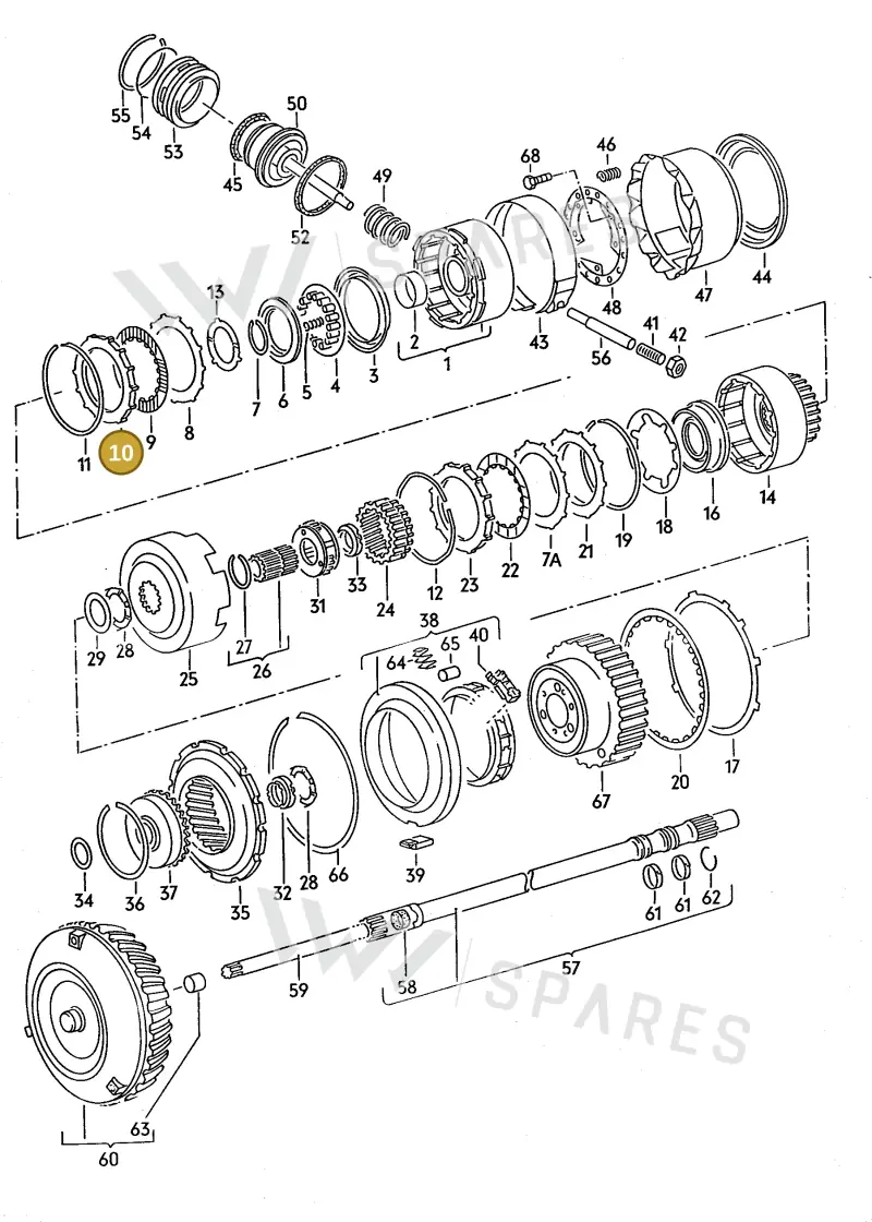 087323153 — Audi 80/90 (1989-1991) diagram 071047000, position 10