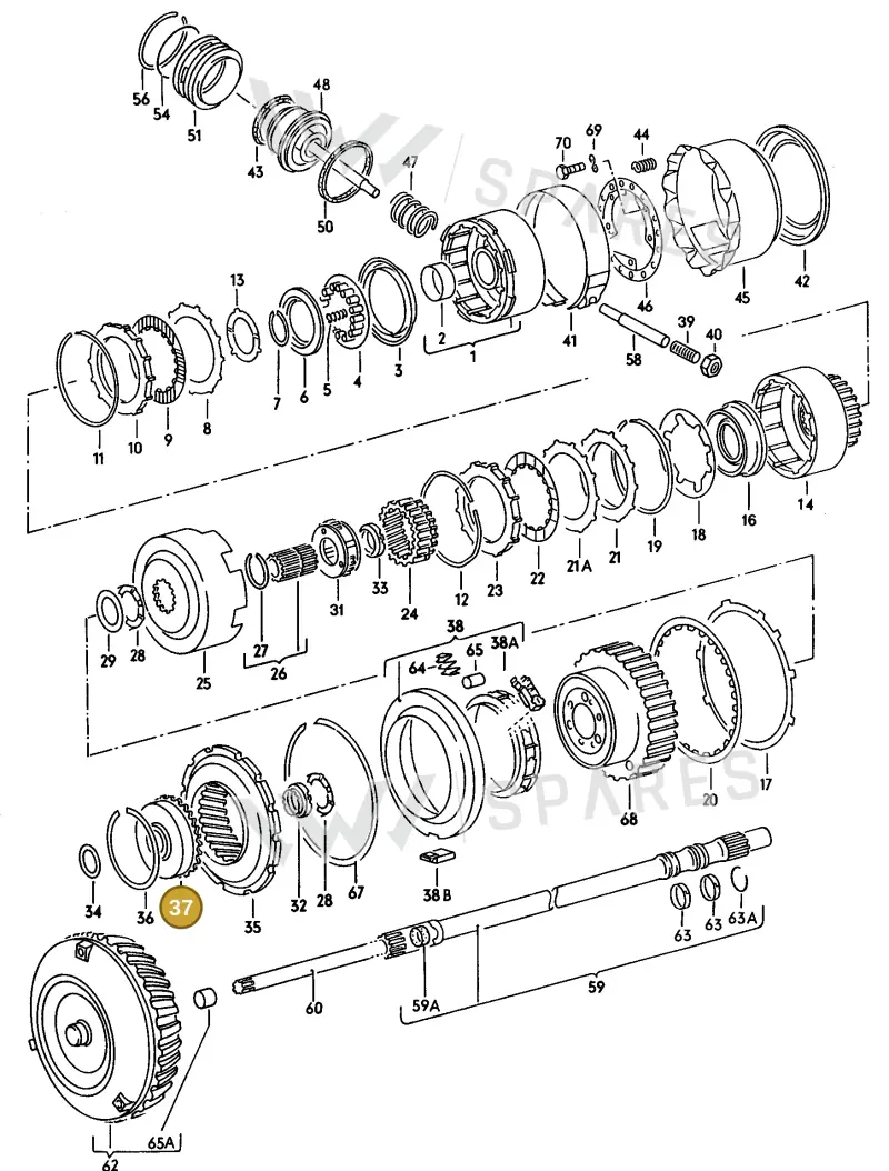 087323373 — Audi 200 Turbo (1988-1990) diagram 087063000, position 37