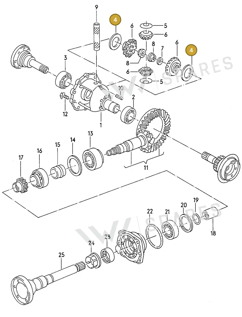 088409249D — Audi S6 plus qu.       97 (1996-1997) diagram 119525300, position 4
