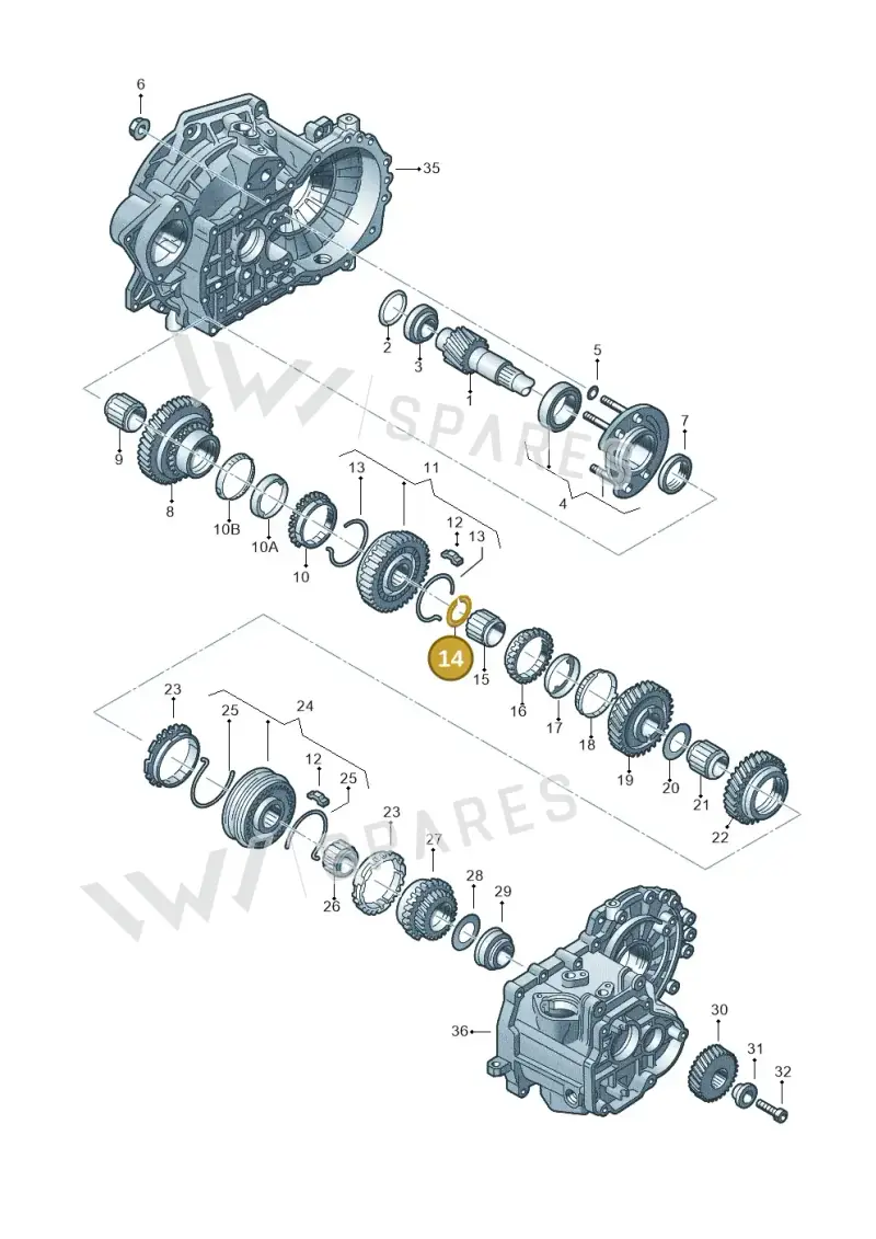 091311321A — Audi A3 Sportback (2016-2020) diagram 201311380, position 14