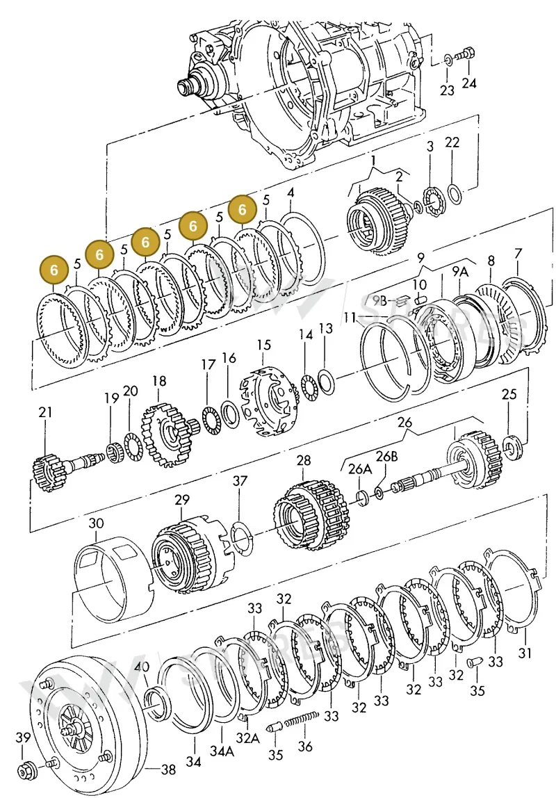 095323231C — Audi A6/Avant (1997-2001) diagram 186323500, position 6