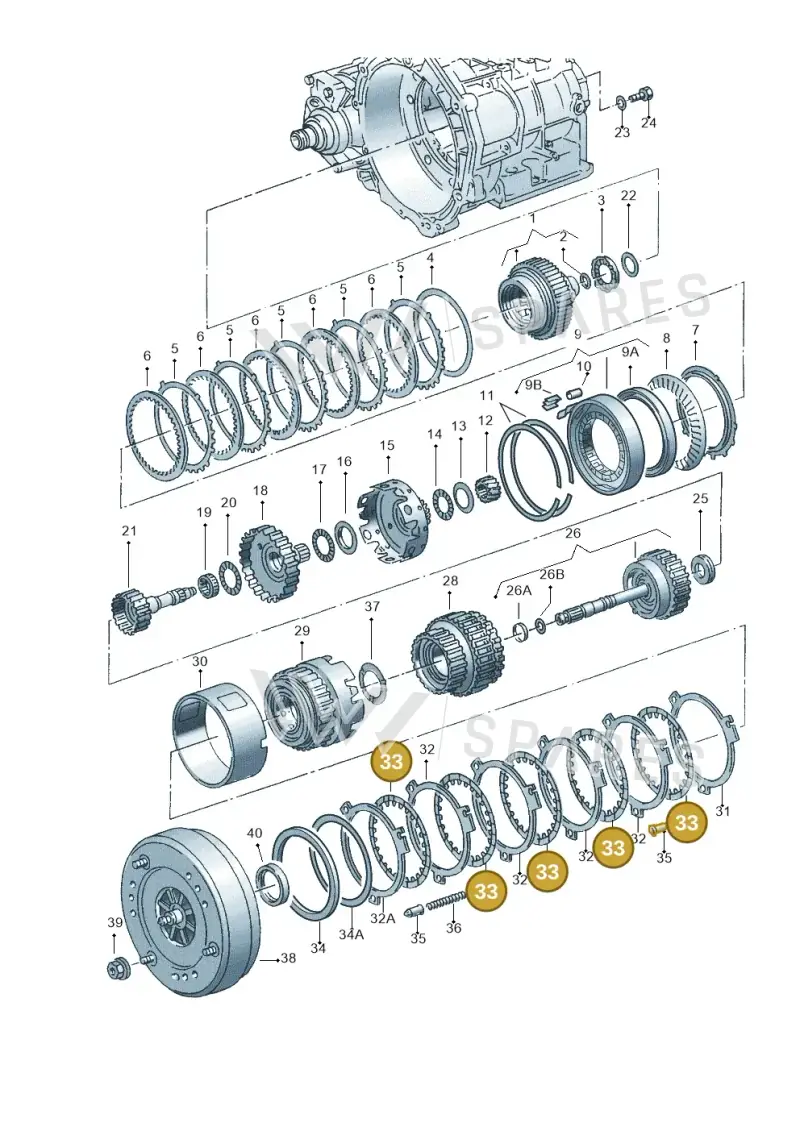 095323465F — Audi A3/S3/QUATTRO (2000-2003) diagram 220323500, position 33