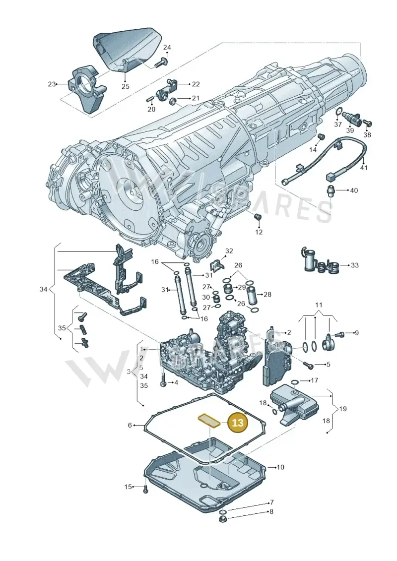 097321368 — Audi A7 Sportback (2014-2018) diagram 647325800, position 13