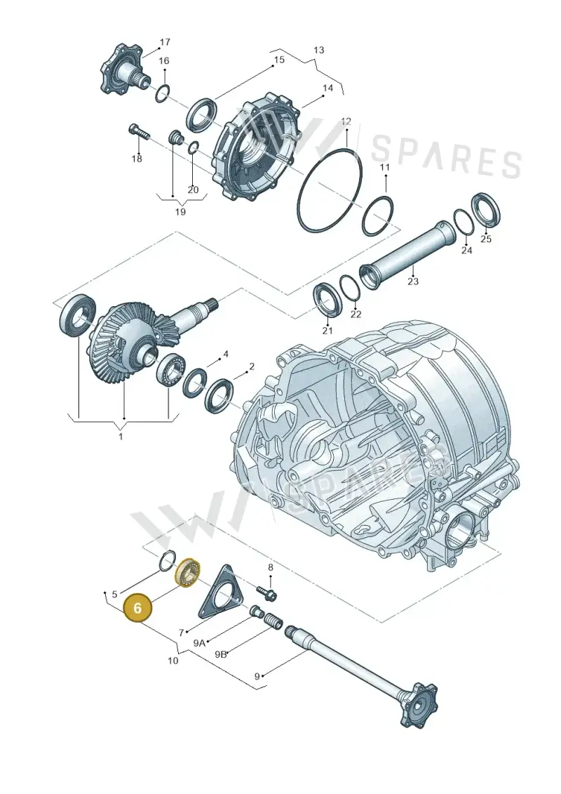 09E409144 — Audi Q5 qu. 2.0 TDI (2008-2012) diagram 291409720, position 6