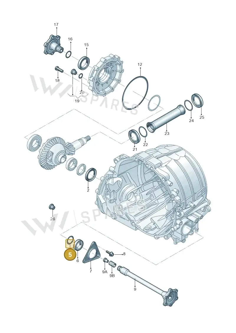 09E409297 — Audi A4L 2.0 (2008-2012) diagram 669409070, position 5