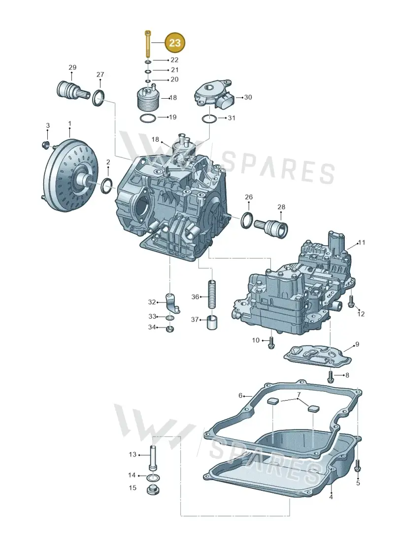 09G409067 — Audi Q3 2.0 TDI (2014-2019) diagram 737321660, position 23