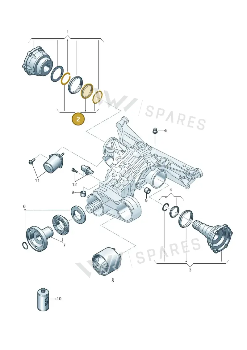 09R598074 — Audi A5 Limo 2.0 (2024-) diagram 849525240, position 2