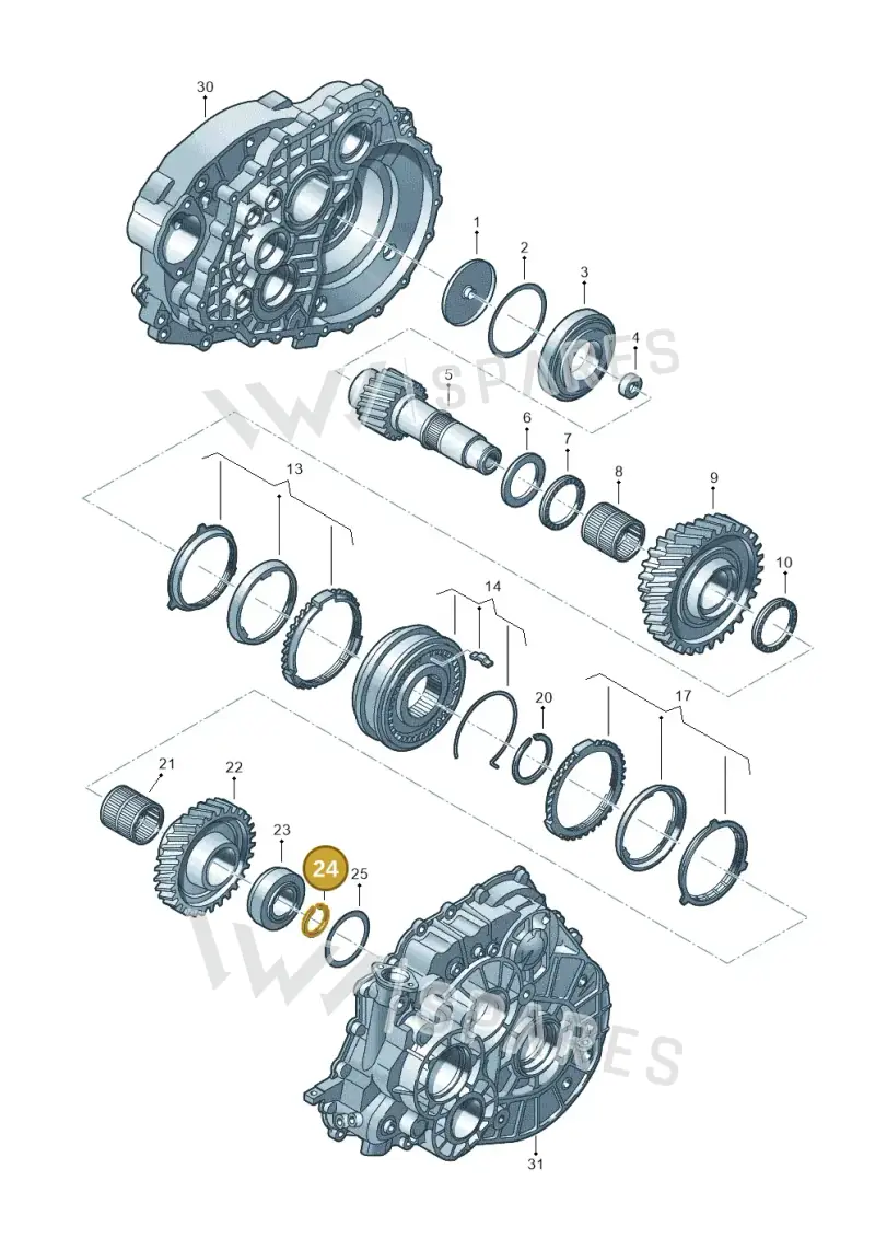0A5311287 — Audi Q3 2.0 TDI (2014-2019) diagram 861311260, position 24