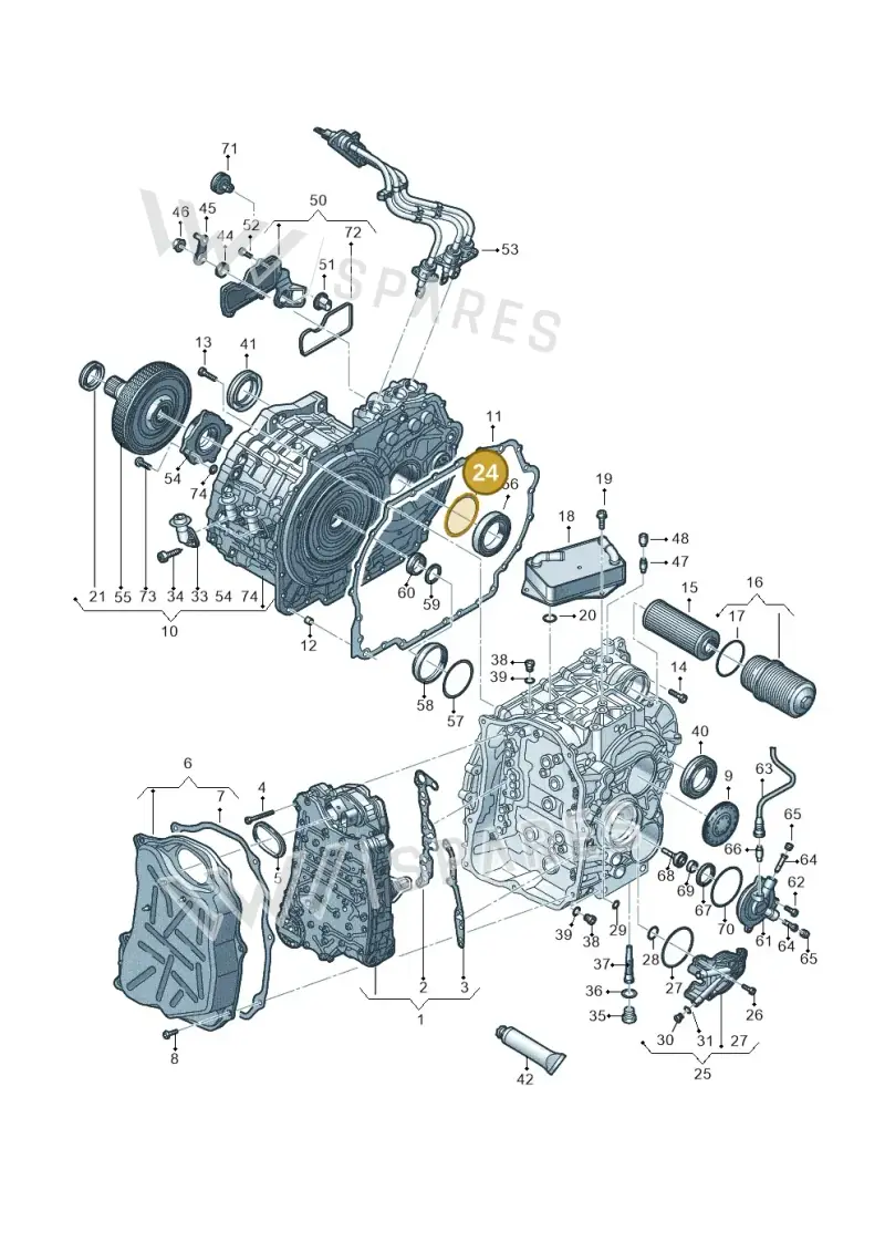0A5498114A — Audi A3 Sportback (2016-2020) diagram 745321670, position 24