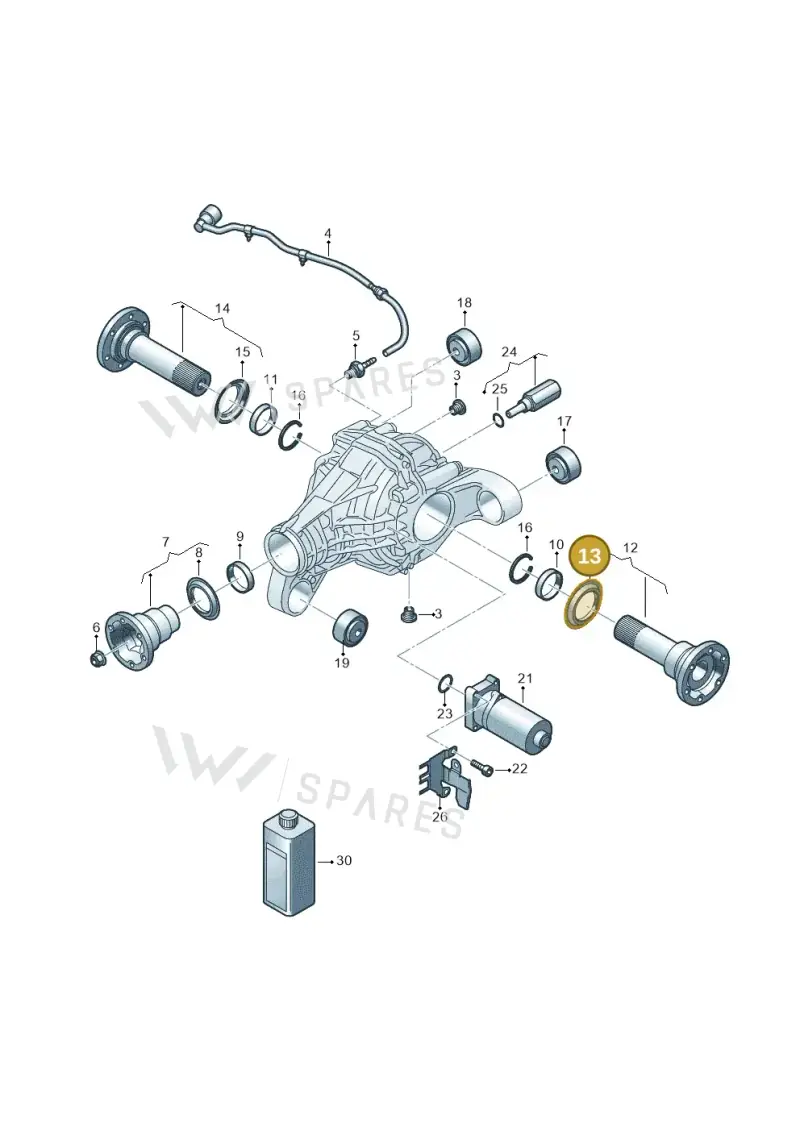 0AB525375 — Audi Q7 qu. 3.0 TDI (2009-2015) diagram 274525200, position 13