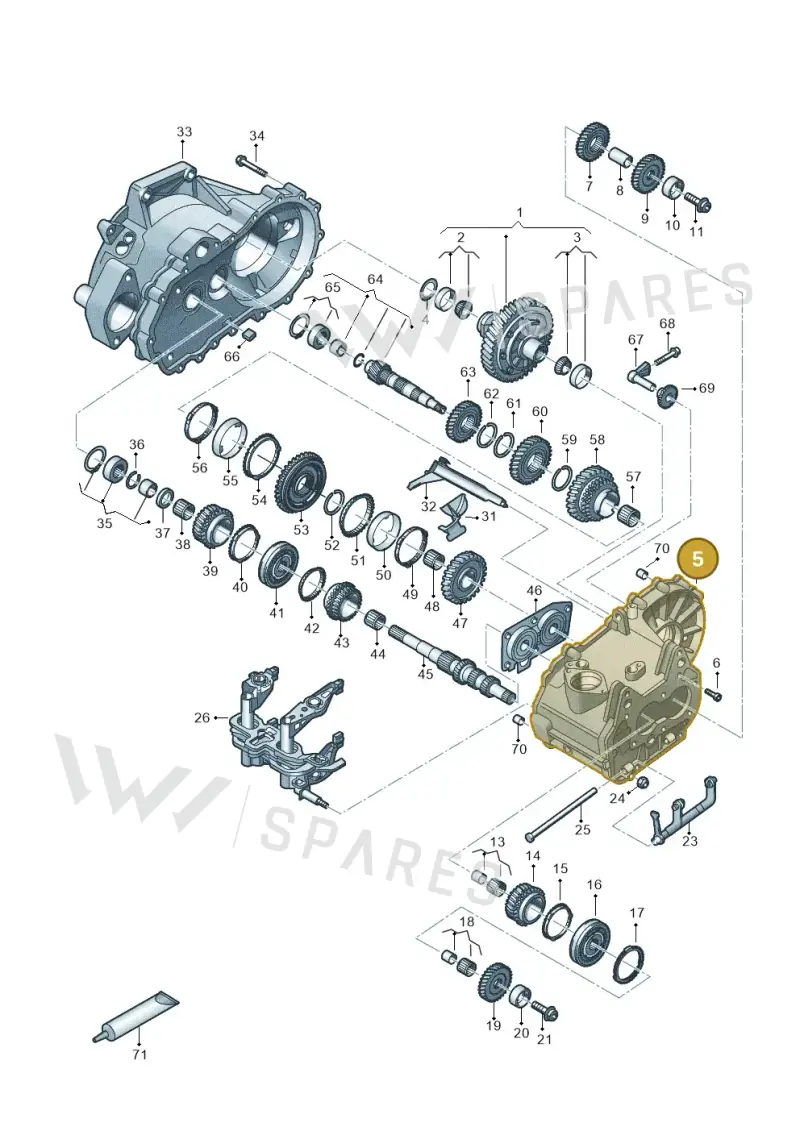 0AJ301103H — Audi A3 Sportback (2019-2021) diagram 827310030, position 5