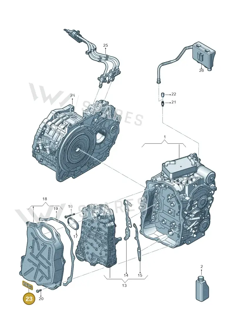 0AM010658S — Audi A3 Sportback (2019-2021) diagram 596300057, position 23