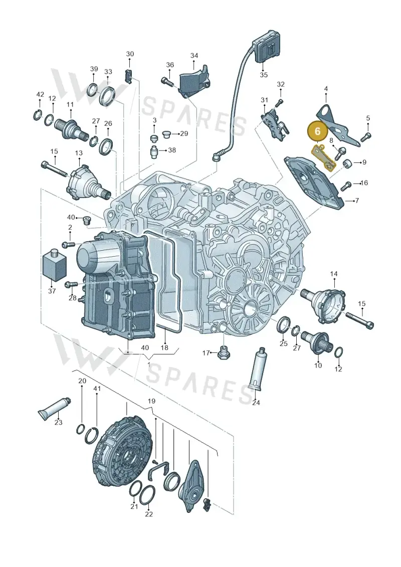 0AM321171C — Audi A1 sportback 1.0 (2018-) diagram 592321500, position 6