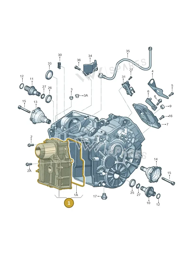 0AM325025KZ32 — Audi A3 Cab. 1.4 (2013-2016) diagram 625321620, position 1