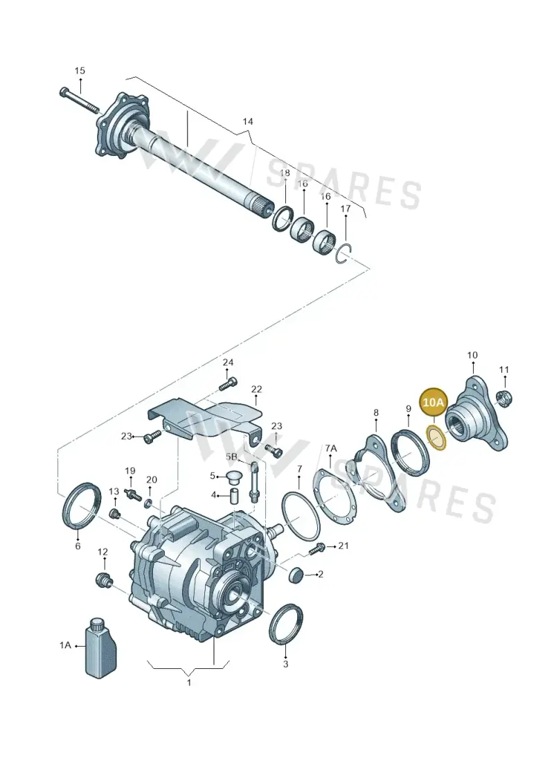 0AV498114 — Audi Q3 2.0 TDI (2014-2019) diagram 649409410, position 10A