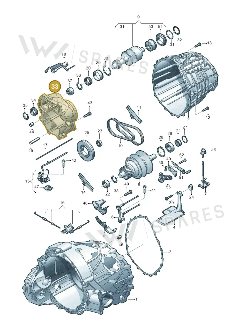 0AW301169D — Audi A5 Sportback (2011-2017) diagram 636331100, position 33