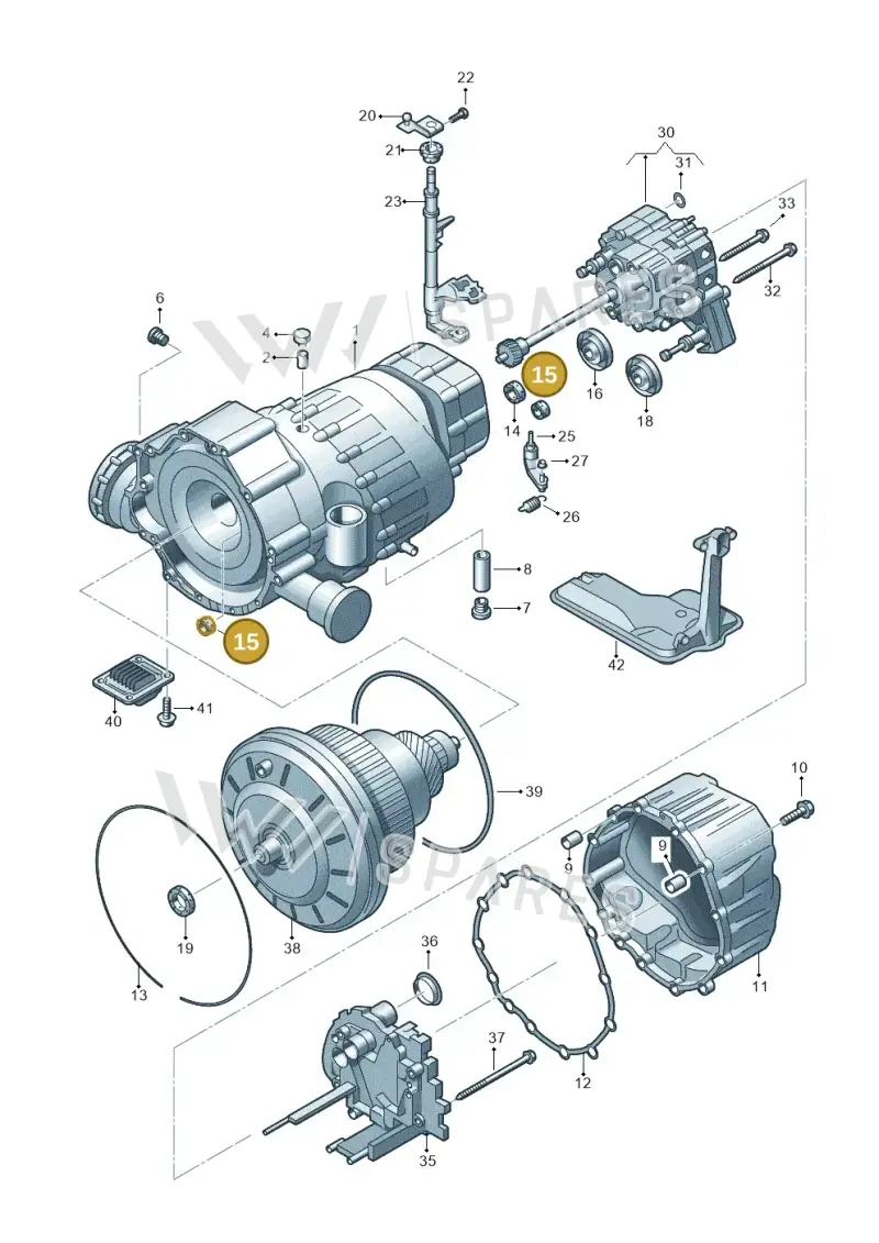 0AW301547A — Audi A5 Sportback (2011-2017) diagram 620321600, position 15