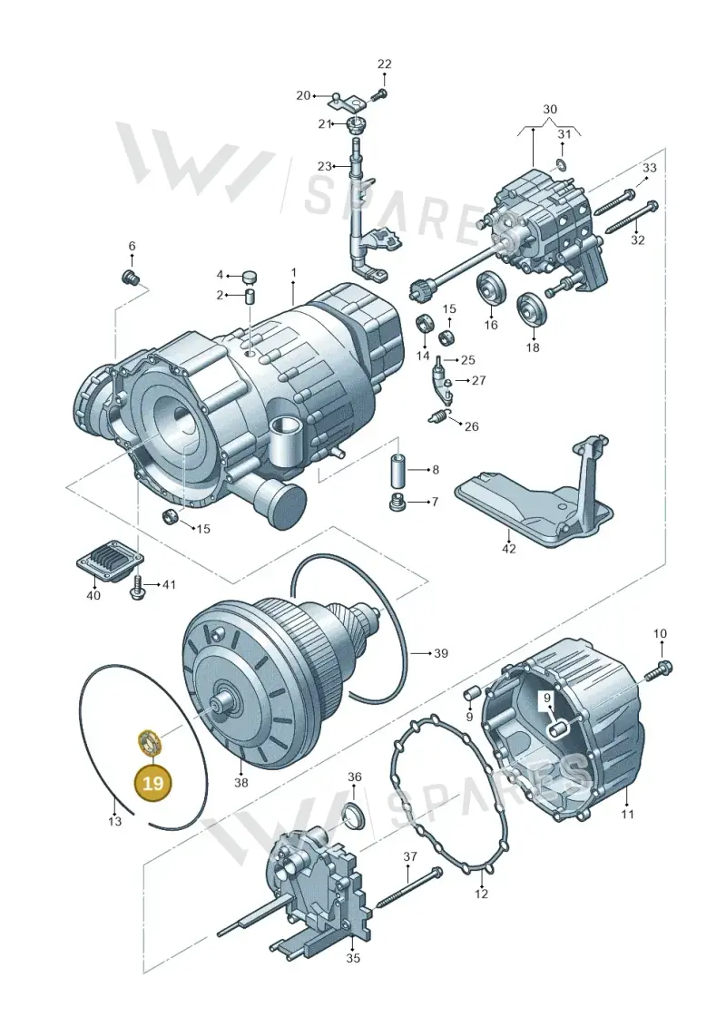 0AW311113 — Audi A5 Sportback (2011-2017) diagram 620321600, position 19