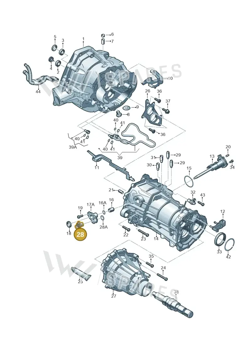 0B1301116 — Audi Q5 qu. 2.0 TDI (2012-2017) diagram 736301700, position 28