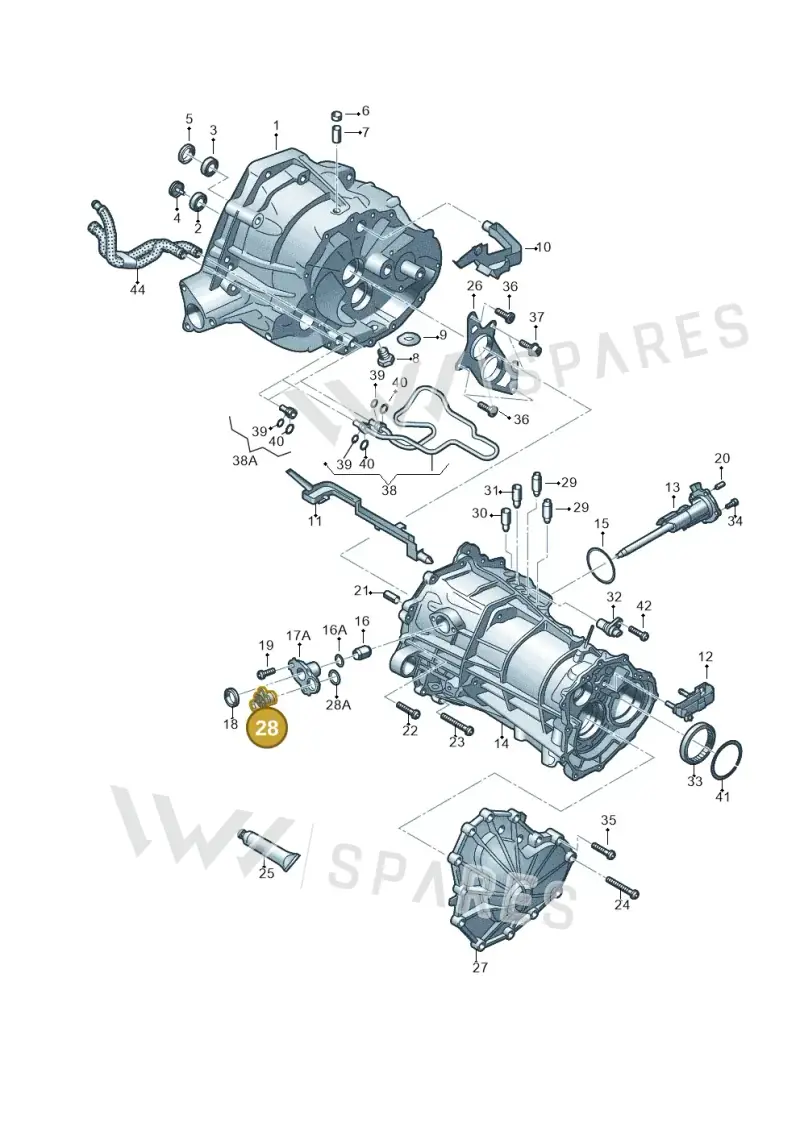 0B1301116 — Audi Q5 qu. 2.0 TDI (2012-2017) diagram 736301300, position 28