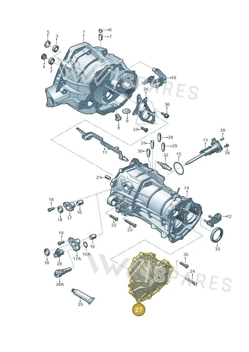 0B1301213G — Audi A6 2.0 tdi (2010-2015) diagram 670301300, position 27