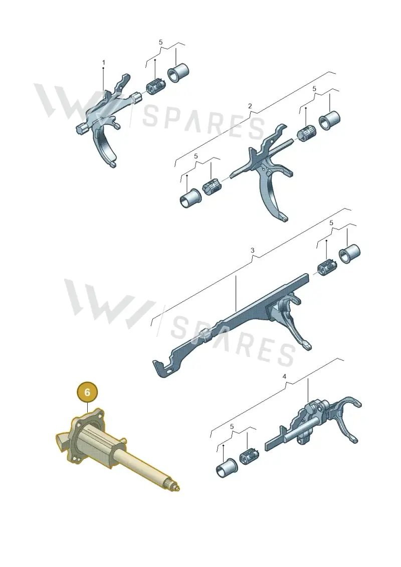 0B1301230B — Audi A4 Av. Allroad (2008-2016) diagram 647311930, position 6