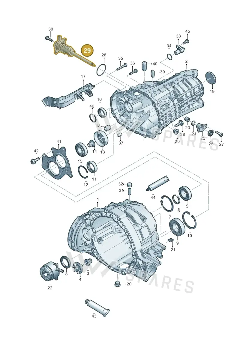 0B1301230M — Audi A4 2.0 (2015-2019) diagram 798301310, position 29