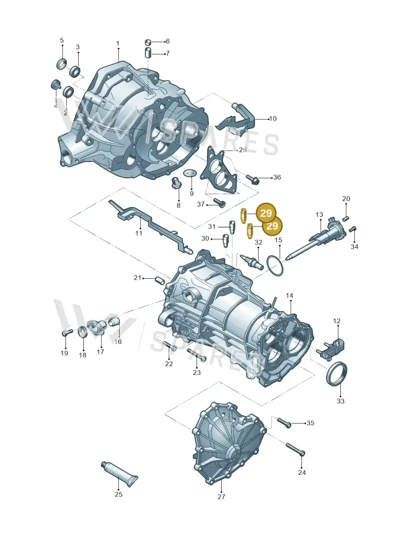0B1301242A — Audi A4L 2.0 (2008-2012) diagram 669301030, position 29
