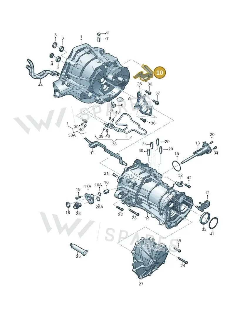 0B1301311D — Audi Q5 qu. 2.0 TDI (2012-2017) diagram 736301300, position 10