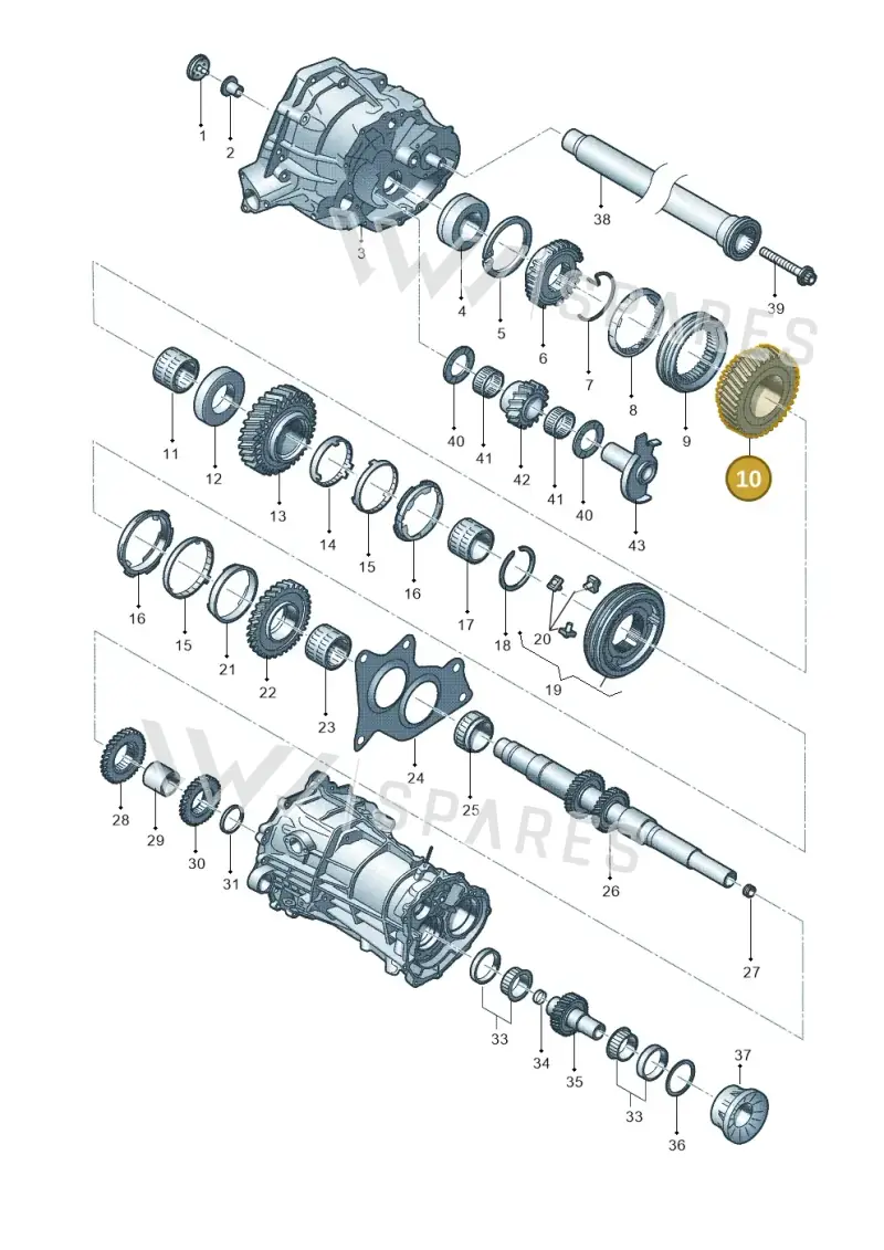 0B1311217A — Audi Q5 qu. 2.0 TDI (2012-2017) diagram 647311600, position 10