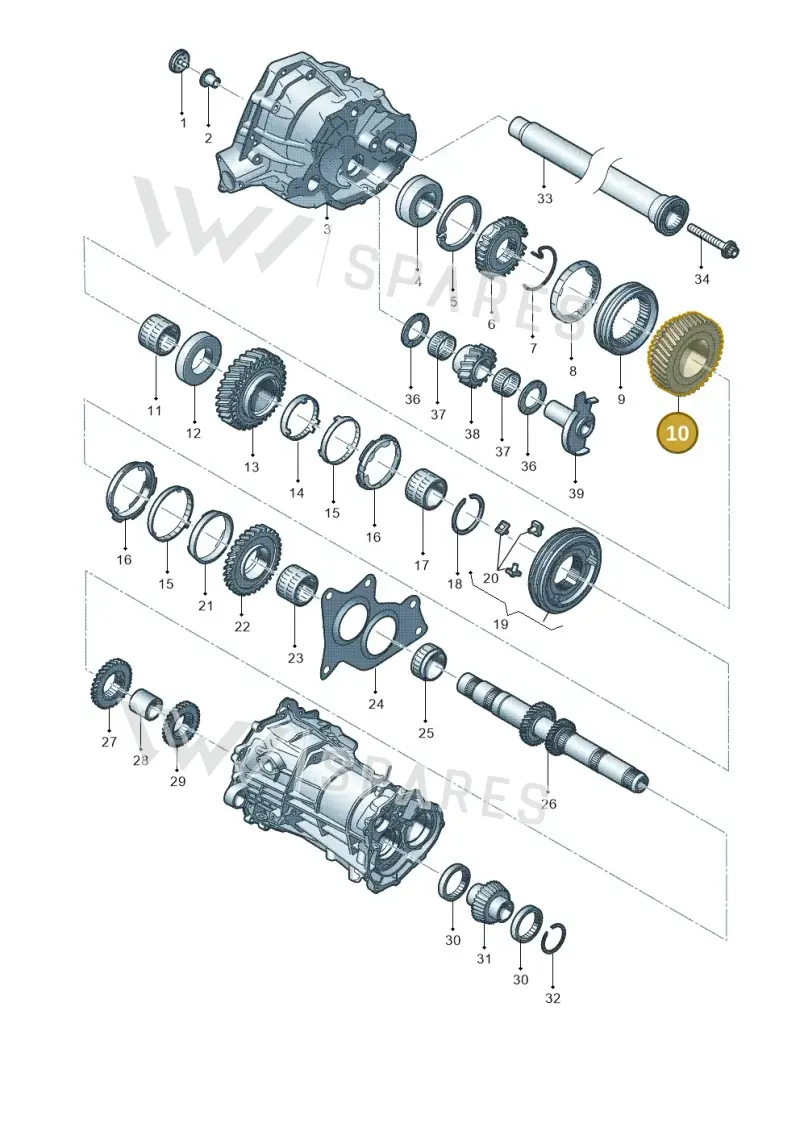 0B1311217A — Audi Q5 qu. 2.0 TDI (2012-2017) diagram 636311350, position 10