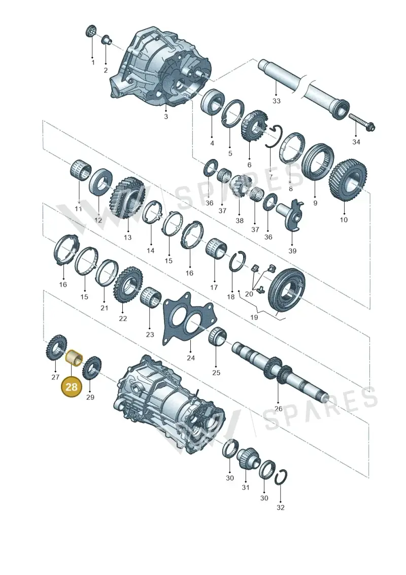 0B1311230A — Audi Q5 qu. 2.0 TDI (2012-2017) diagram 636311350, position 28