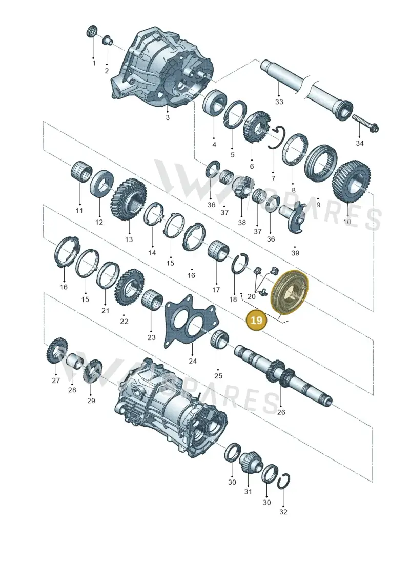 0B1311239B — Audi Q5 qu. 2.0 TDI (2012-2017) diagram 636311350, position 19