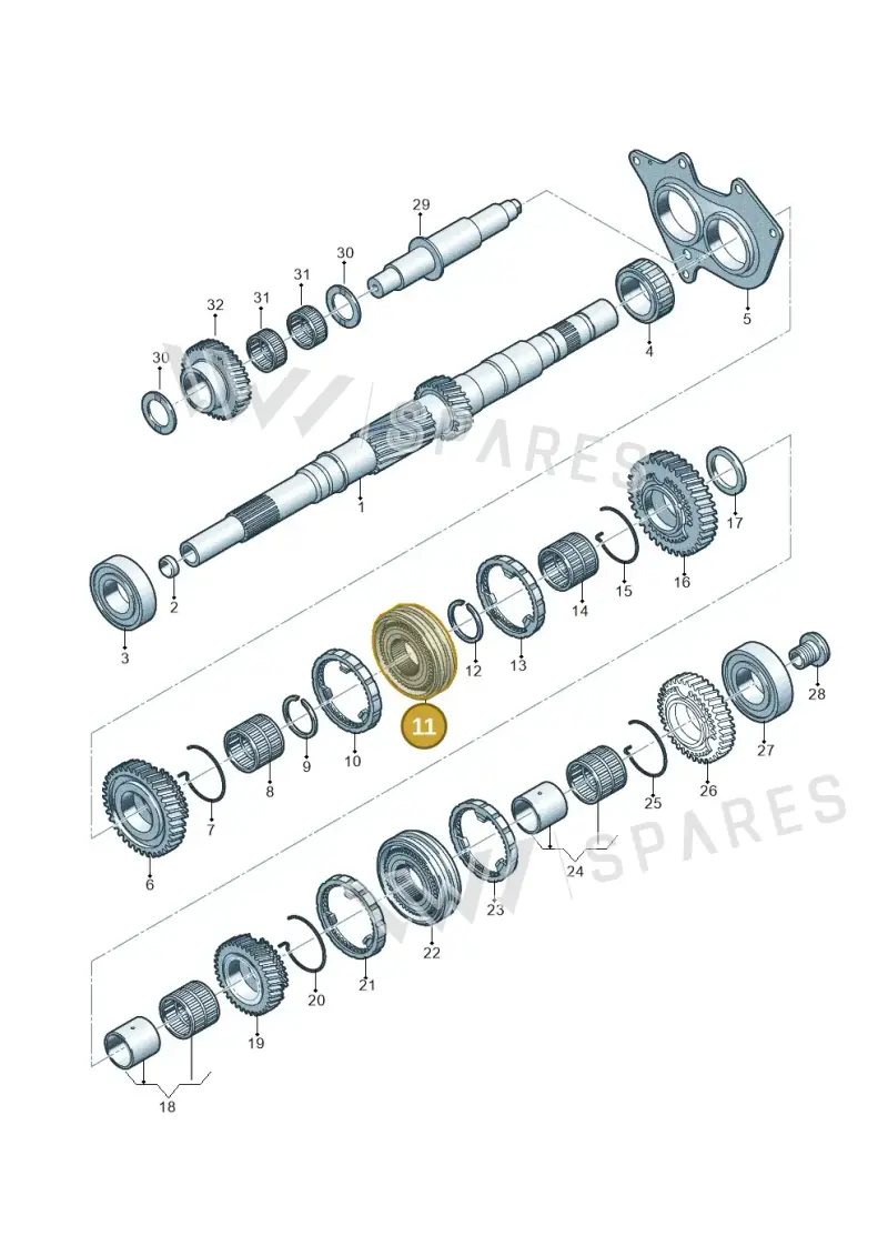 0B1311241 — Audi Q5 (2016-2020) diagram 798311300, position 11